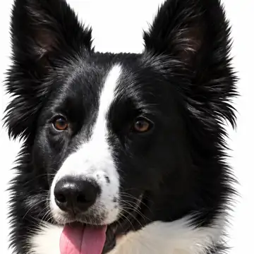 Border Collie preto e branco
